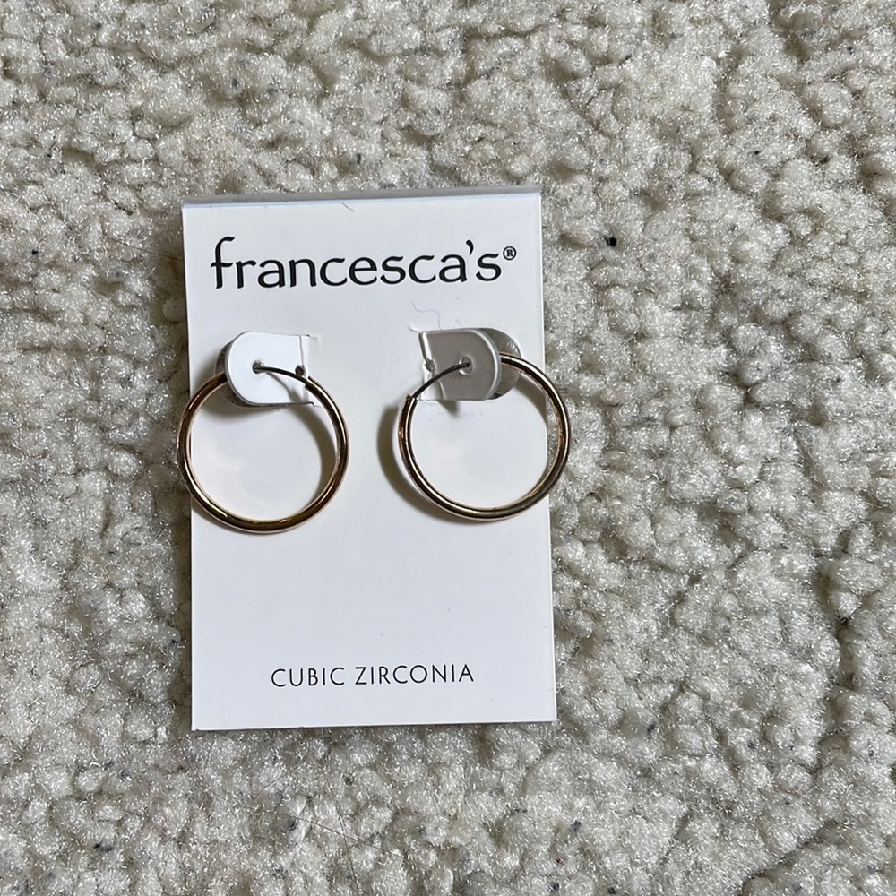 Rand new hoop earrings